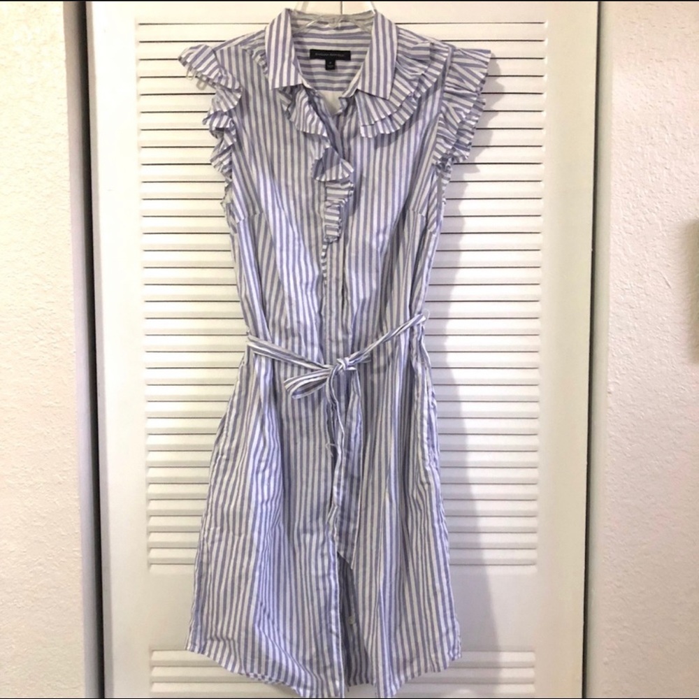 Striped shirt dress